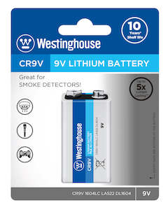 Westinghouse Ultra Lithium CR9V, 9 volt lithium battery- SPECIAL PRICE!!!!!!