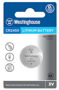 Westinghouse Lithium Button Cells – CR2450-BP1