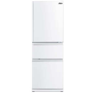 Household appliance: Mitsubishi 328L White Two Drawer Inverter Refrigerator