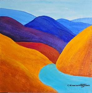 Clare Riddington-Jones-Sunshine in the Mountains.