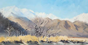 Deborah Lambert-Cunningham Range. Glenorchy from the Dart River.