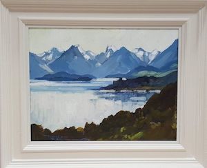 Russell Hollings-Lake Wakatipu from Bennetts Bluff.