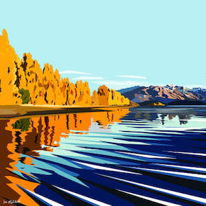 Ira Mitchell-Wanaka Gold Print