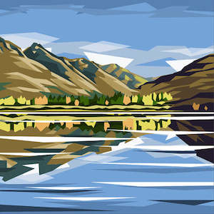 Ira Mitchell - Lake Hayes print