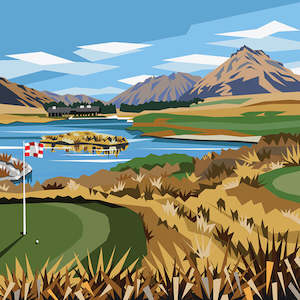 Ira Mitchell - Jacks Point Clubhouse print