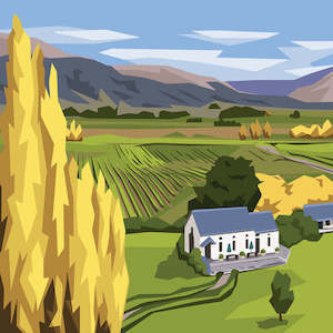 Ira Mitchell - The Church Gibbston Valley print