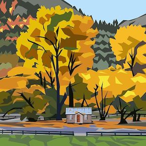 Ira Mitchell-Arrowtown.Old Police Station