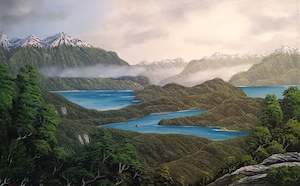 Lindsay Muirhead-Hidden Lake above lake Manapouri