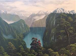 Lindsay Muirhead-Overlooking Hall Arm Doubtful Sound