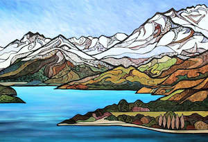 Miranda J Caird-Print-On the way to Glenorchy