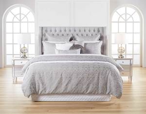 Bedding: Richford King Silver Duvet Cover Set