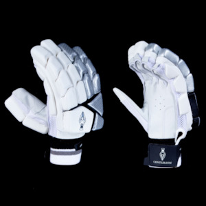 Sporting equipment: Centurion Carbon Elite Silver Batting Gloves