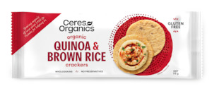 Organic Quinoa and Brown Rice Crackers - 115g