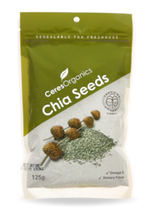 Organic Chia Seeds - 125g