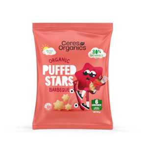 Organic Puffed Stars Barbeque - 80g