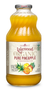 Health food wholesaling: Organic Pineapple Juice - 946ml