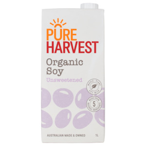 Health food wholesaling: Organic Soy Milk Unsweetened - 1lt