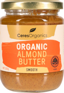 Organic Almond Butter, Smooth - 220g