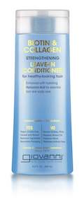 Giovanni Biotin & Collagen Strengthening Leave-In Conditioner 250ml - 250ml