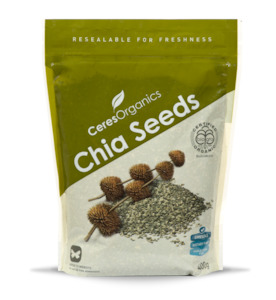 Organic Chia Seeds, Black - 400g