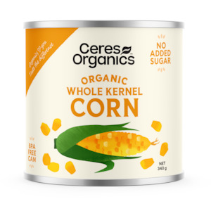 Health food wholesaling: Organic Corn Kernels - 340g