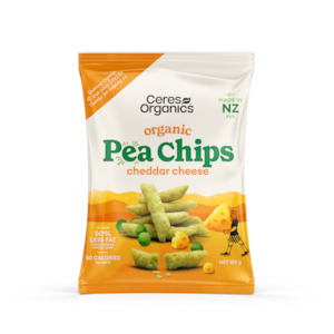 Organic Pea Chips, Cheddar Cheese - 100g