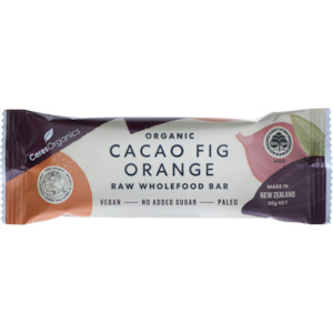 Cacao Fig Orange Raw Wholefood Bar - 50g