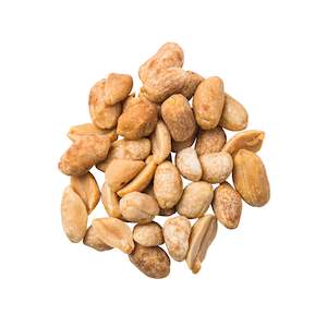 Health food wholesaling: Peanuts Whole Roasted Salted Organic - 3kg