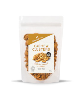 Organic Cashew Clusters, Salted Caramel - 200g