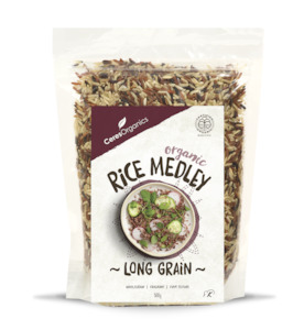 Health food wholesaling: Organic Long Grain Rice Medley - 500g