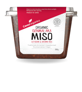 Organic Brown Rice Red Miso (Genmai Aka) - 300g