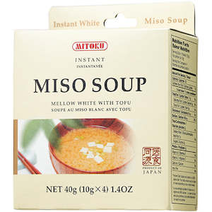 Instant Miso Soup - Mellow White with Tofu 10g x 4 - 10g x 4