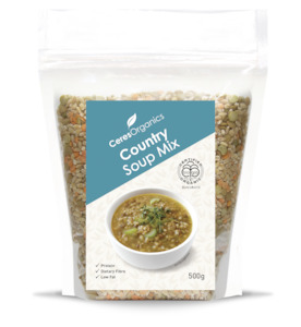 Health food wholesaling: Organic Country Soup Mix - 500g