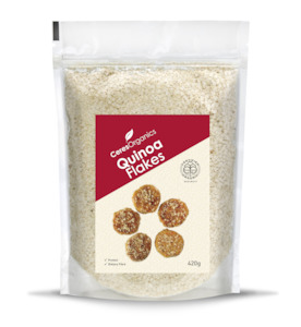 Health food wholesaling: Organic Quinoa Flakes - 420g