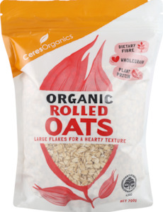 Organic Rolled Oats, Jumbo Wholegrain - 700g