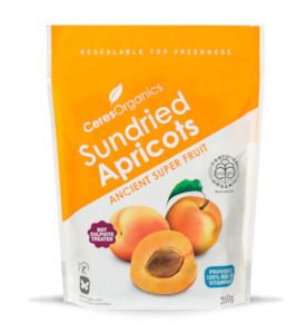 Health food wholesaling: Organic Sundried Apricots - 350g