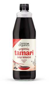 Health food wholesaling: Organic Tamari Soy Sauce - 750ml