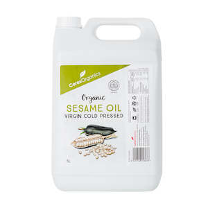 Health food wholesaling: Sesame Oil Virgin Cold Pressed Organic - 5lt