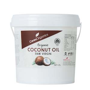 Coconut Oil Virgin Raw Organic - 4.5lt