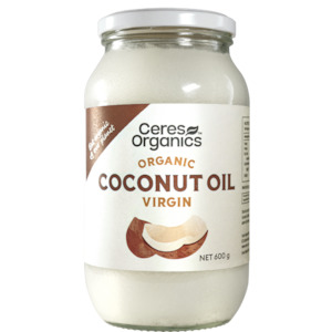 Organic Coconut Oil, Virgin Cold-Pressed - 600g