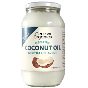 Organic Coconut Oil, High Heat Cooking - 600g