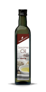 Organic Sesame Oil, Virgin Cold-Pressed - 500ml