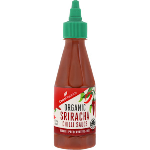 Health food wholesaling: Organic Sriracha Chilli Sauce - 250ml