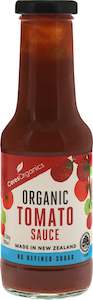 Health food wholesaling: Organic Tomato Sauce - No Refined Sugar - 290ml