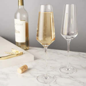 Rae Crystal Champagne flutes (Set of 2)