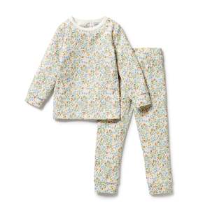 Wilson & Frenchy Tinker floral Organic Long Sleeved Pyjamas