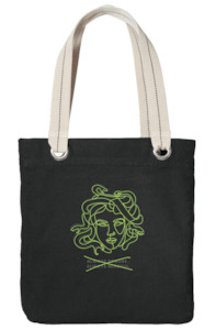 Clothing: Allie Black Tote-not demure