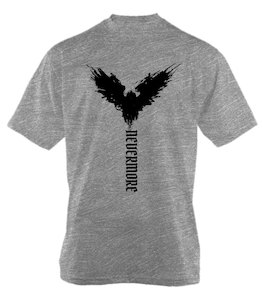 Nevermore oversized heavyweight t-shirt