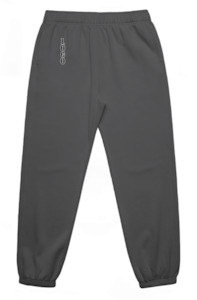 Clothing: Embroidered Loco relaxed faded track pants