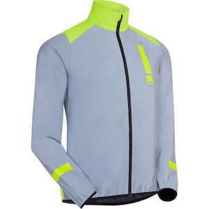 Apparel-Jackets&Vests-MensJackets: HUMP Men's Ultra Reflect Waterproof Jacket - Reflect / Yellow